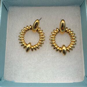 Elegant Gold Hoop Earrings